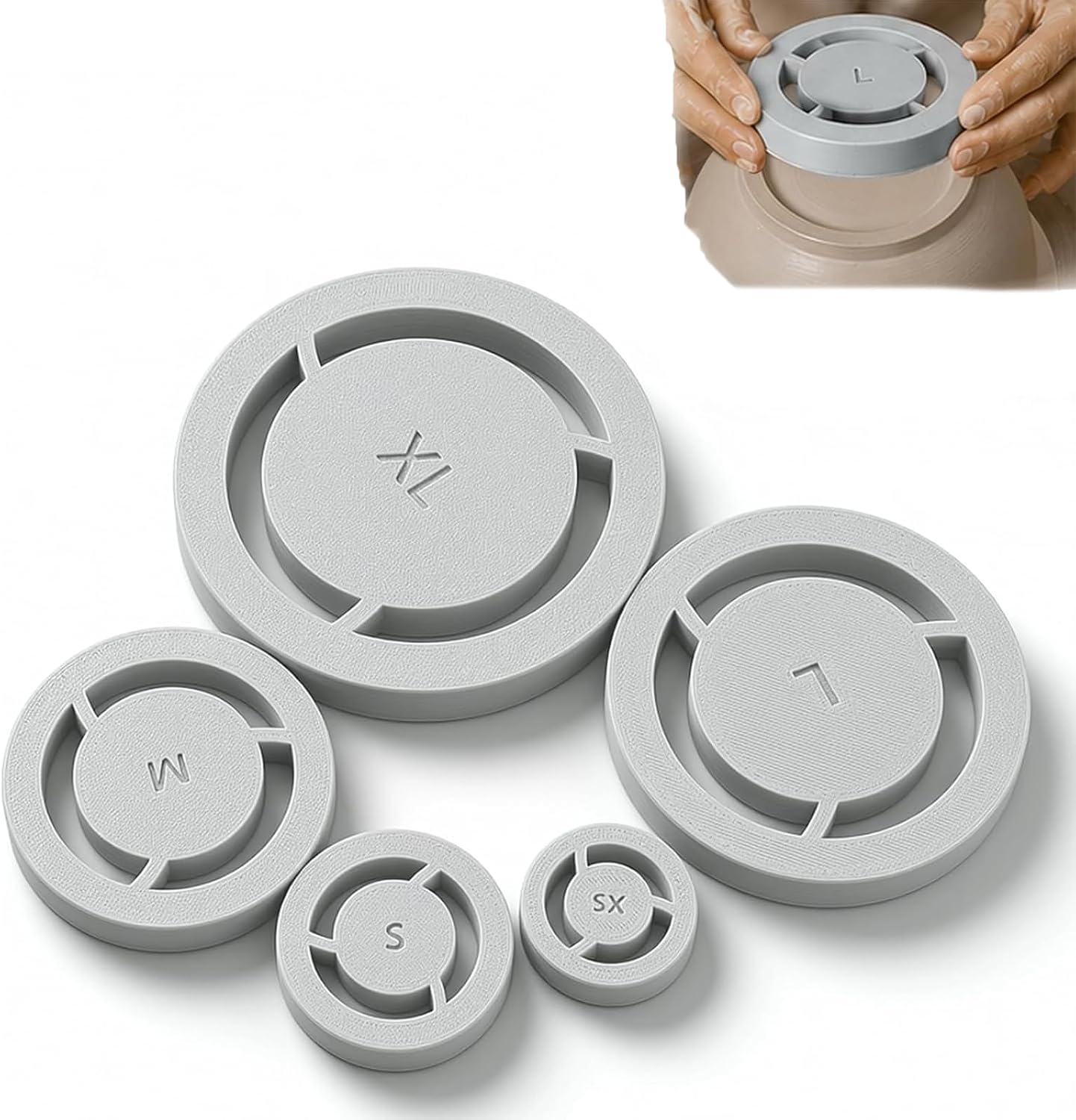 🎁Last Day 49% OFF 🏺5PCS Professional Pottery Foot Ring Trimming Tool