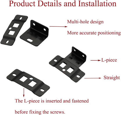 🛠️Heavy Duty Stainless Steel Right Angle Corner Brackets for Furniture