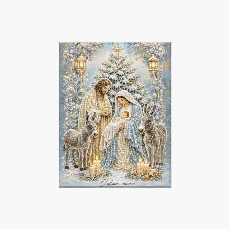 ✝️ Nativity Diamond Painting Kit | Christian Christmas DIY Faith Wall Decor ✨