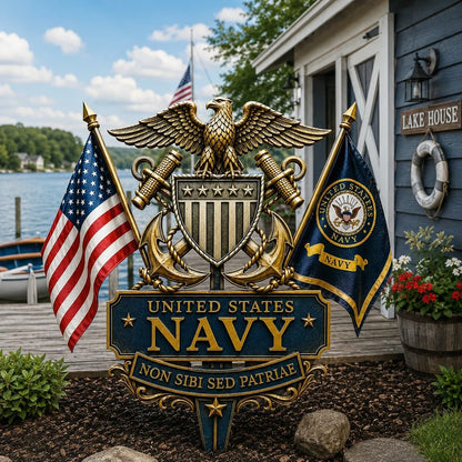 🏆Last Day Promo: 49% OFF 🎖️Semper Fidelis US Marine Corps Garden Stake✈️Buy 2 Free Shipping Today!
