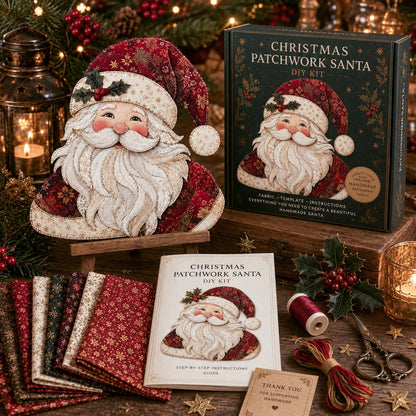 🔥LAST DAY 49% OFF - 🎄🎅Christmas Patchwork Fabric DIY Decor Kit