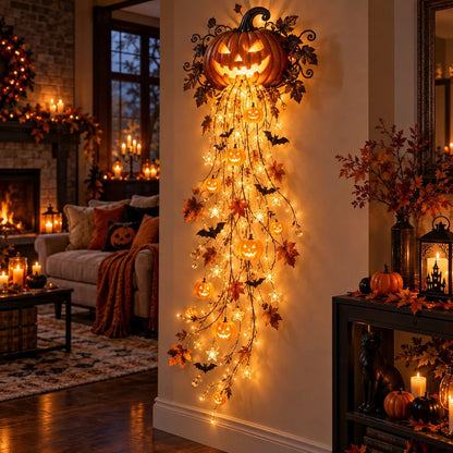 🕯️ Midnight Haunt Cascade | Gothic Halloween Wall Light Collection ✨
