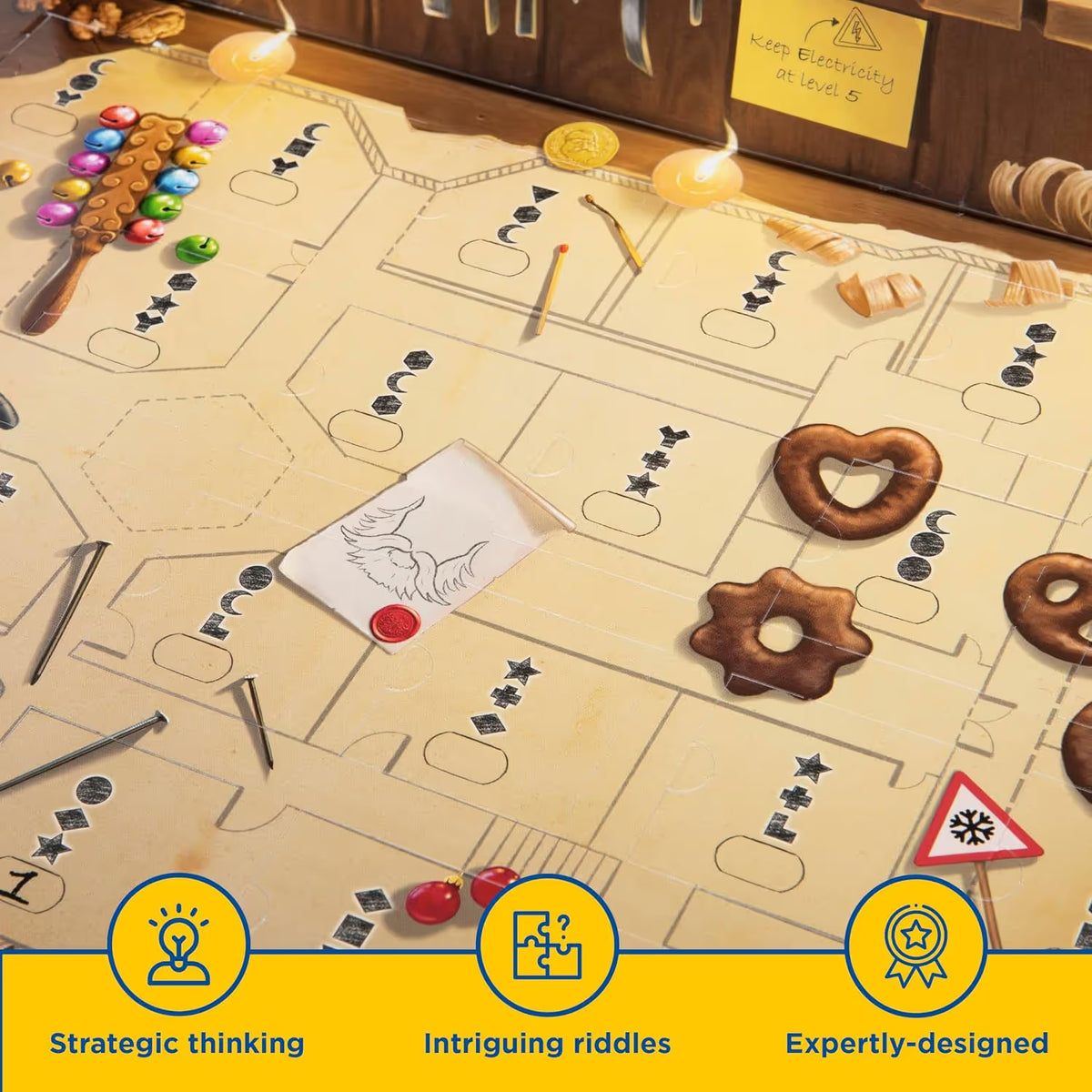 🔎🎄 24 Days to Escape Santa’s Workshop – Christmas Puzzle Advent Calendar 🗝️✨
