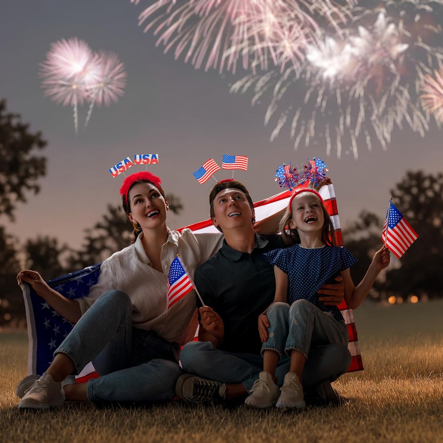 💥50K+ SOLD!-Independence Day Headbands and Party Decorations for July 4th