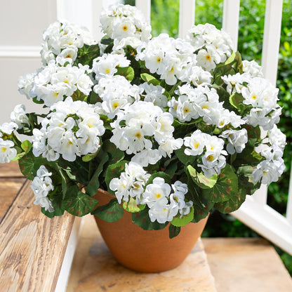 Outdoor Artificial Petunia Flowers Decor (2Pcs)