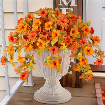 Outdoor Artificial Petunia Flowers Decor (2Pcs)