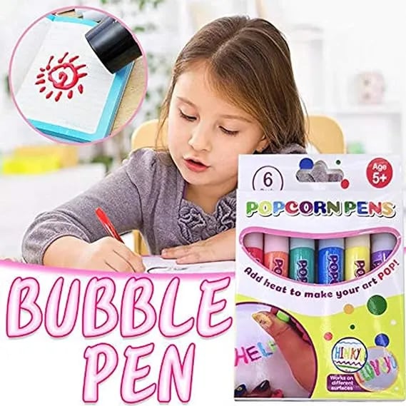 🖍️ ONLY $9.99 TODAY | 🫧 Heat Activated Puffy Pens | Turn Simple Doodles Into Fun 3D Art 🎁