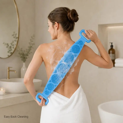 🔥BUY 1 GET 1 FREE 🚿 2-in-1 Silicone Back Scrubber