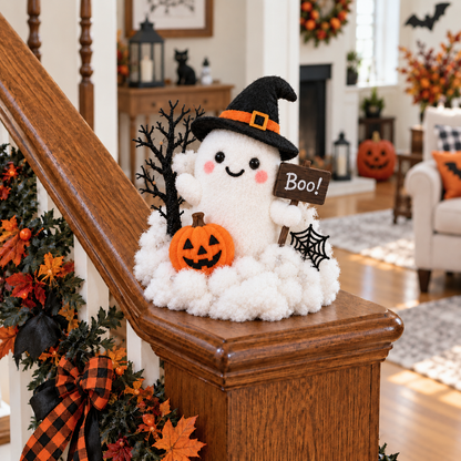 👻 Boo Crew™ | Whimsical Halloween Ghost Decor for Stairs & Tabletops