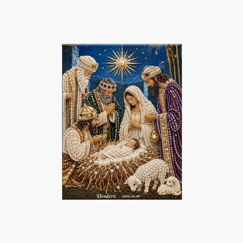 ✝️ Nativity Diamond Painting Kit | Christian Christmas DIY Faith Wall Decor ✨