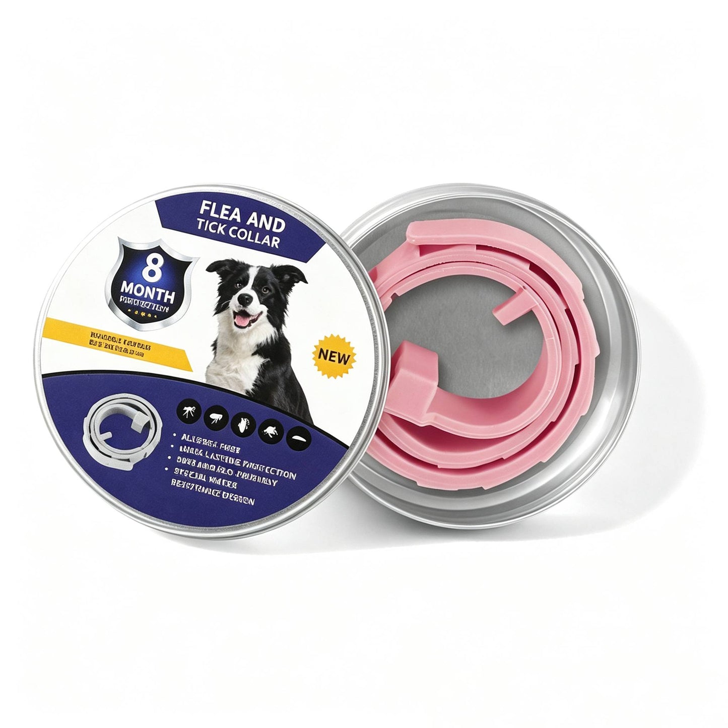 🔥 49% OFF TODAY 🐾Fresh Scent Adjustable Pet Bug Repellent Collar for Dogs & Cats