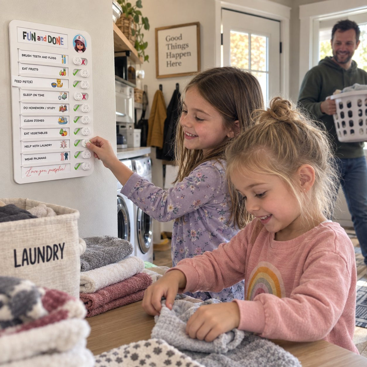 ☀️ Kids’ Morning Routine Chore Chart | Make Every Morning Easier 🧸✨