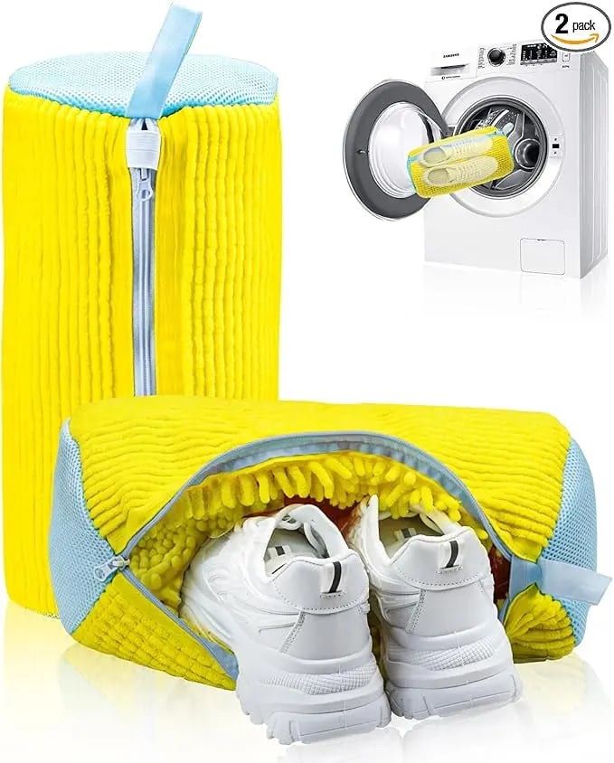 🔥LAST DAY 50% OFF👟20,000+ Fiber Shoe Washing Bag – Deep Clean & Protect Shoes In Every Wash🫧