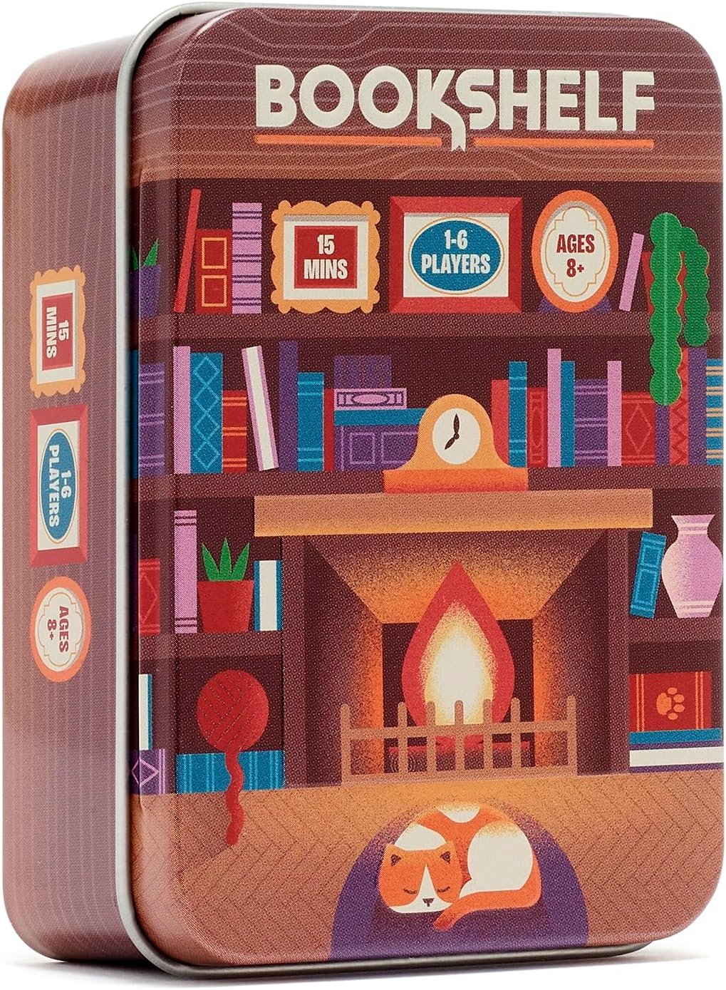 📚🎲Bookshelf Balance Stacking Game in Travel Tin