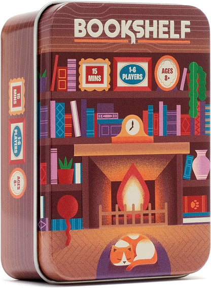 📚🎲Bookshelf Balance Stacking Game in Travel Tin
