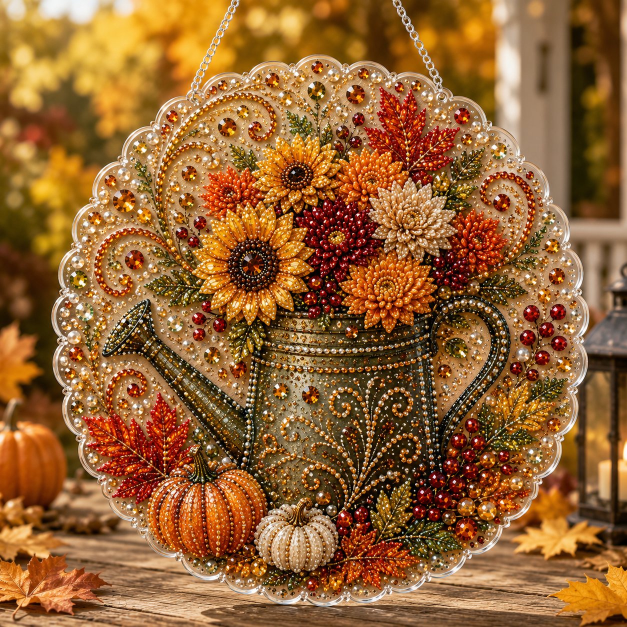 DIY Autumn Diamond Art Hanging Ornament Kit 🍂