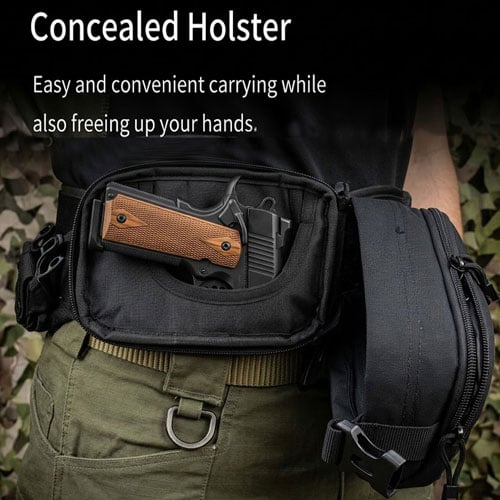 🎒 Tactical EDC Waist Bag – Concealed Carry Crossbody Utility Pack 🇺🇸🔥