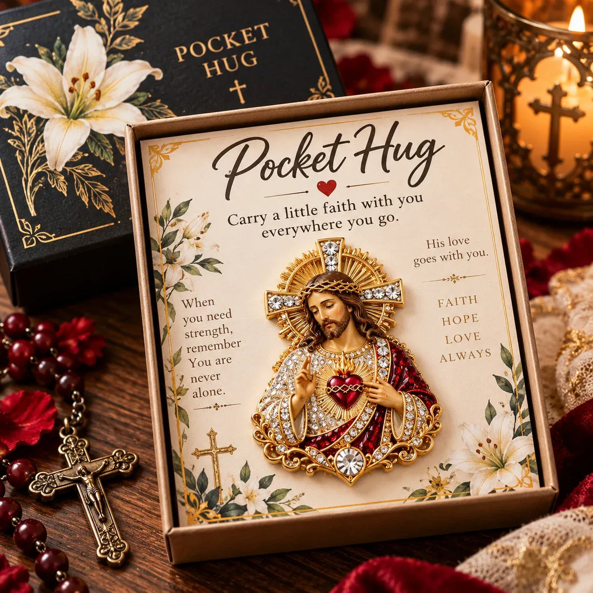 🤍 Faith Pocket Hug – A Little Reminder to Carry With You
