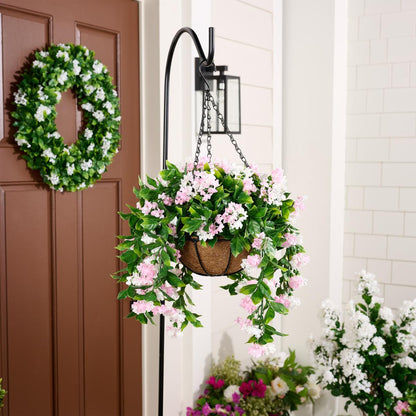 ✈️Free Shipping🌺Faux Crepe Myrtle Hanging Baskets – Ultra-Realistic🌸✨
