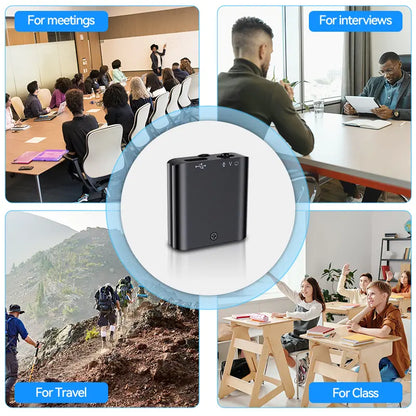 🎙️ AI Magnetic Mini Voice Recorder – Noise Reduction & Voice Activation
