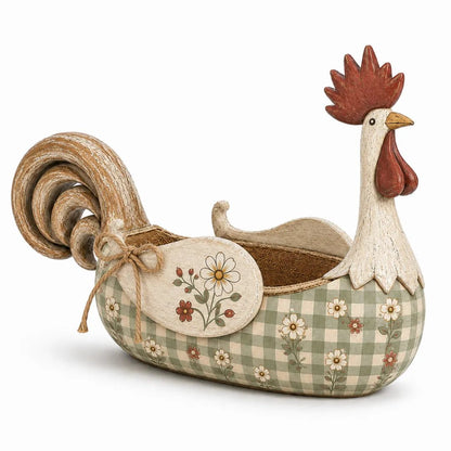 🔥🐓 Vintage Rooster Utensil Holder – Rustic Farmhouse Kitchen Décor & Storage