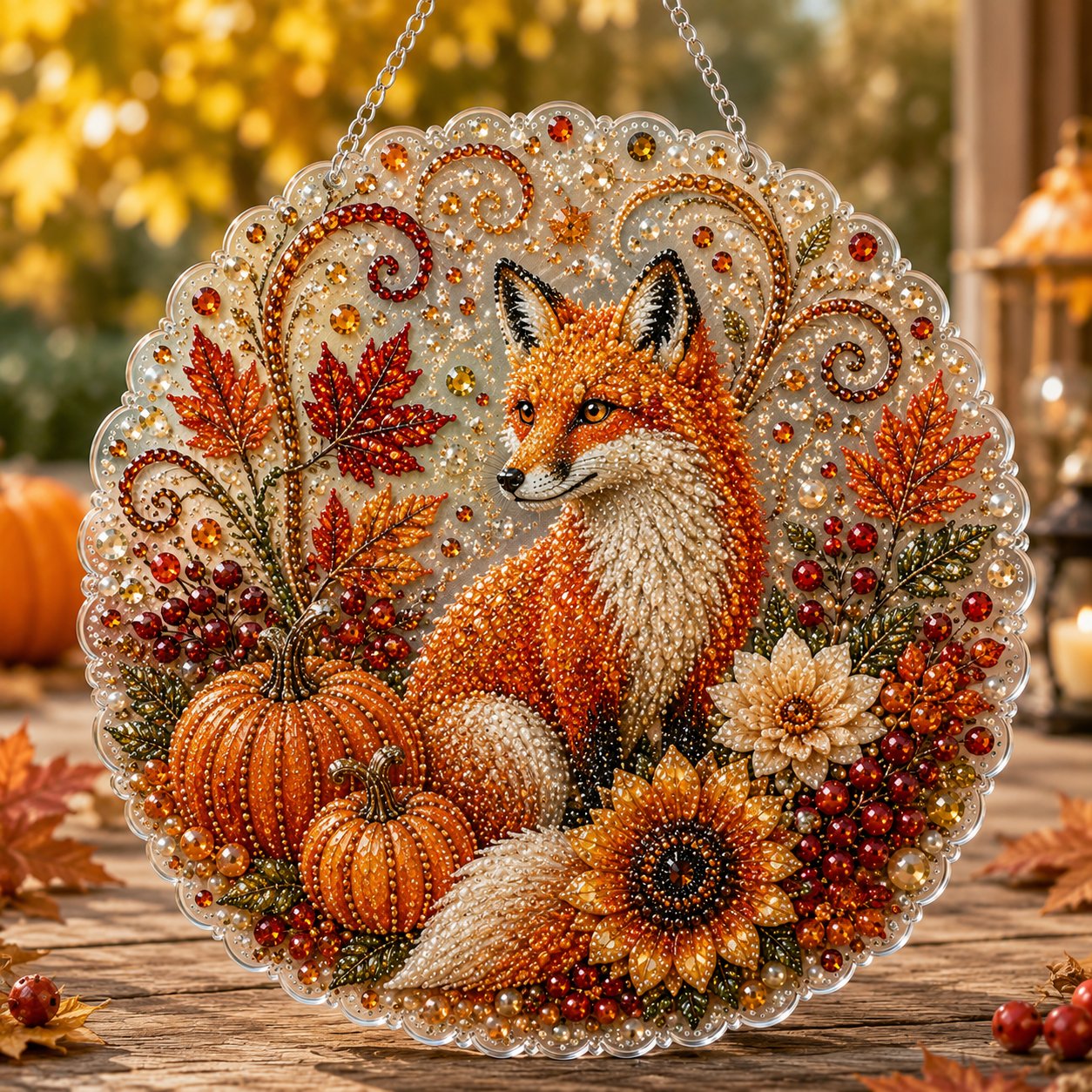 DIY Autumn Diamond Art Hanging Ornament Kit 🍂
