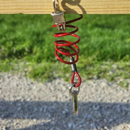 ✨🐎 6ft Coiled Horse Tie | Quick-Release Trailer & Hitching Lead