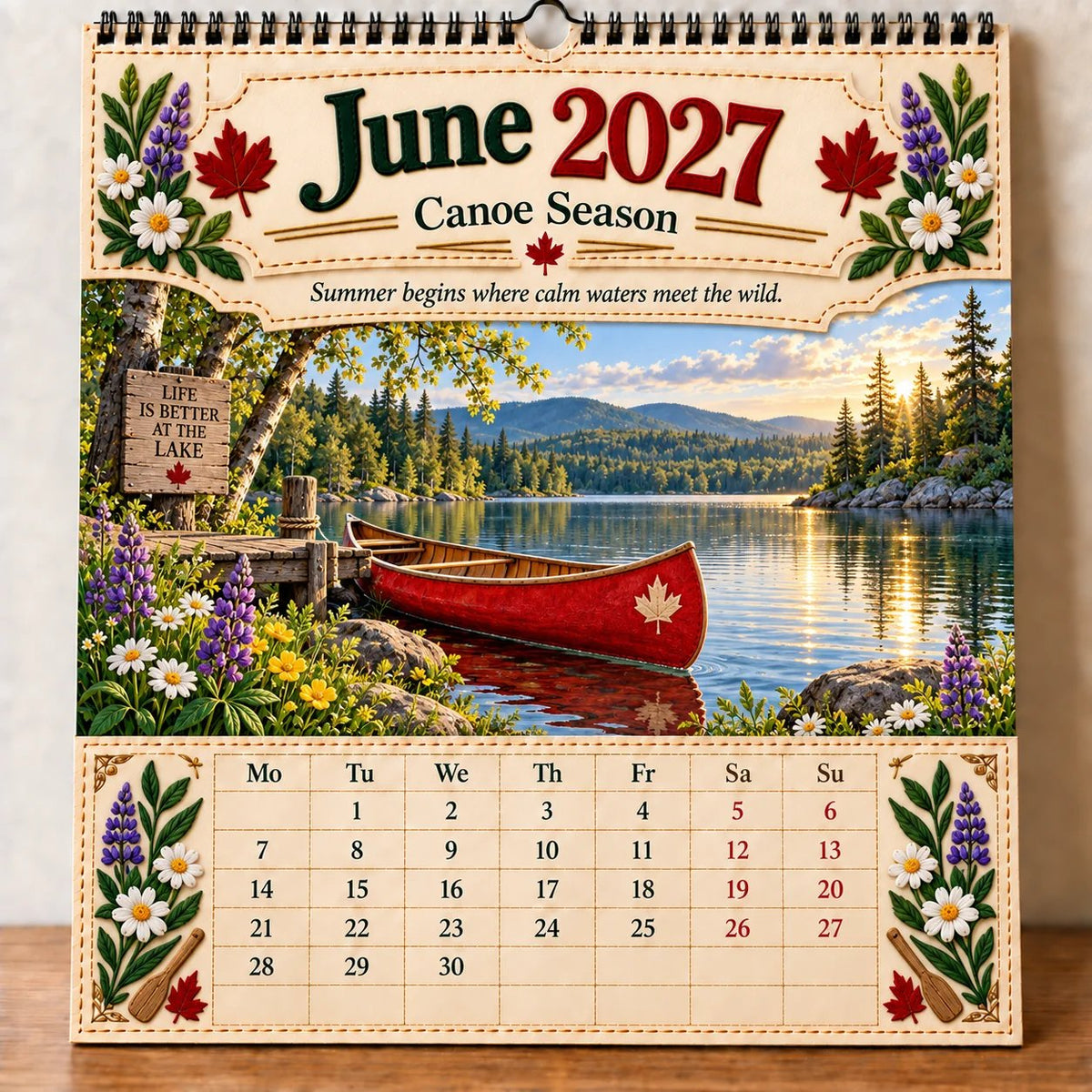 🇨🇦 Canada 160: Our Home, Our Story – 2027 Commemorative Wall Calendar 🍁