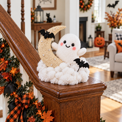 👻 Boo Crew™ | Whimsical Halloween Ghost Decor for Stairs & Tabletops