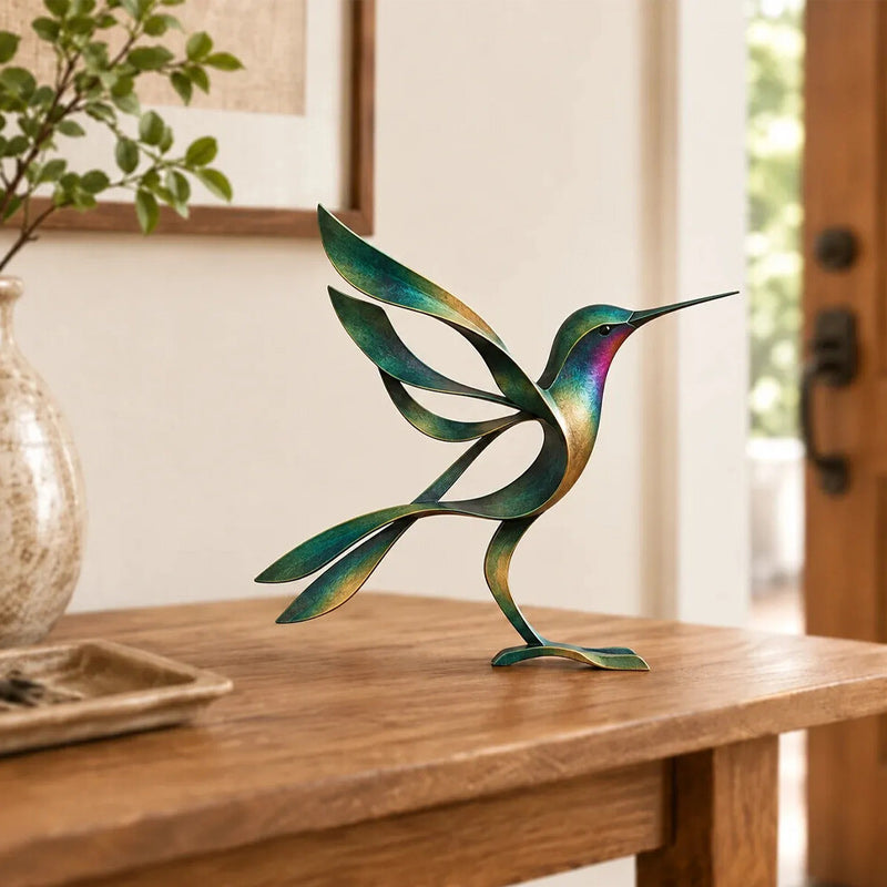 🕊️ Elegant Minimalist Metal Bird Sculpture | A Graceful Moment Inspired by Nature
