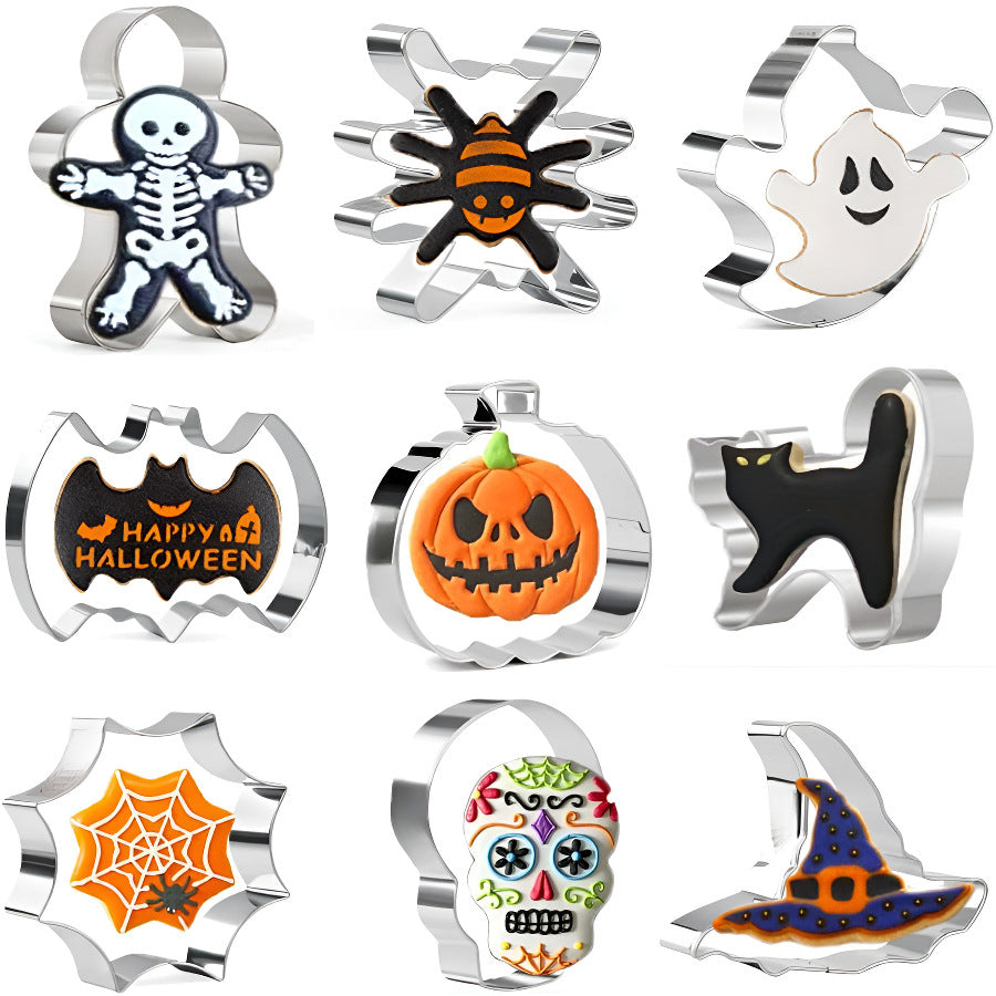 🎃 Spooky Bake Five™ | Halloween Cookie Cutter Set 👻