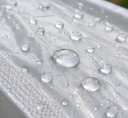 🌧️ See Through. Stay Dry. | Heavy Duty Clear Waterproof Tarp with Grommets