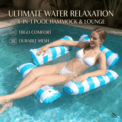 Adult inflatable water recliner float board