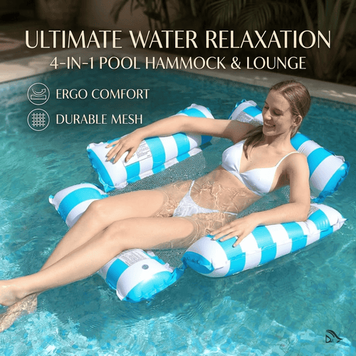 Adult inflatable water recliner float board