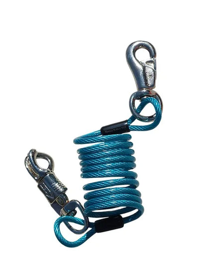 ✨🐎 6ft Coiled Horse Tie | Quick-Release Trailer & Hitching Lead