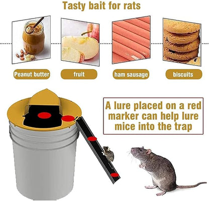 🔥Hot Sale 49% off ✨🐭Reusable Flip Bucket Trap Catch Mice Squirrels Humanely