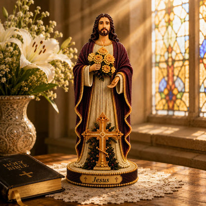 🔥LAST DAY 49% OFF✝️ DIY Sacred Jesus Crystal Bead Art Kit