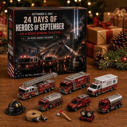 🔥Never Forget – 24-Piece Firefighter & First Responder Memorial Collection