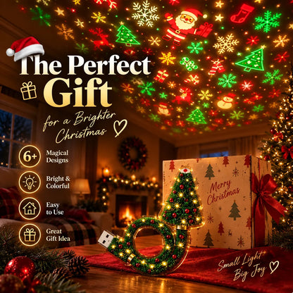 🎄 Starlit Christmas | 6 Magical Ceiling Projection Effects