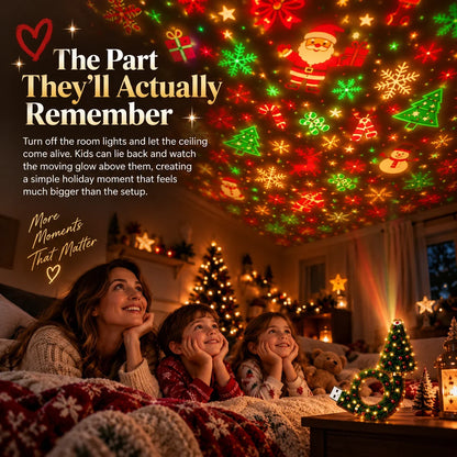 🎄 Starlit Christmas | 6 Magical Ceiling Projection Effects