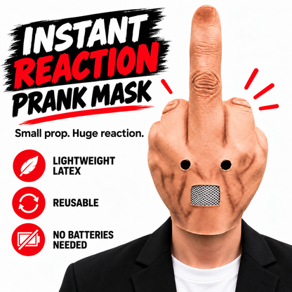 😈 Uncanny Grinning Mask | Creepy Halloween Prank & Party Costume 🎃👻