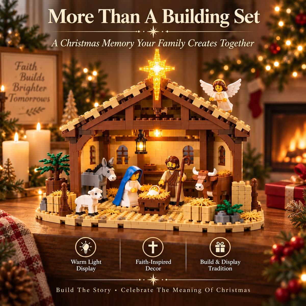 🌟 Bethlehem Story™ | Nativity Building Block Set