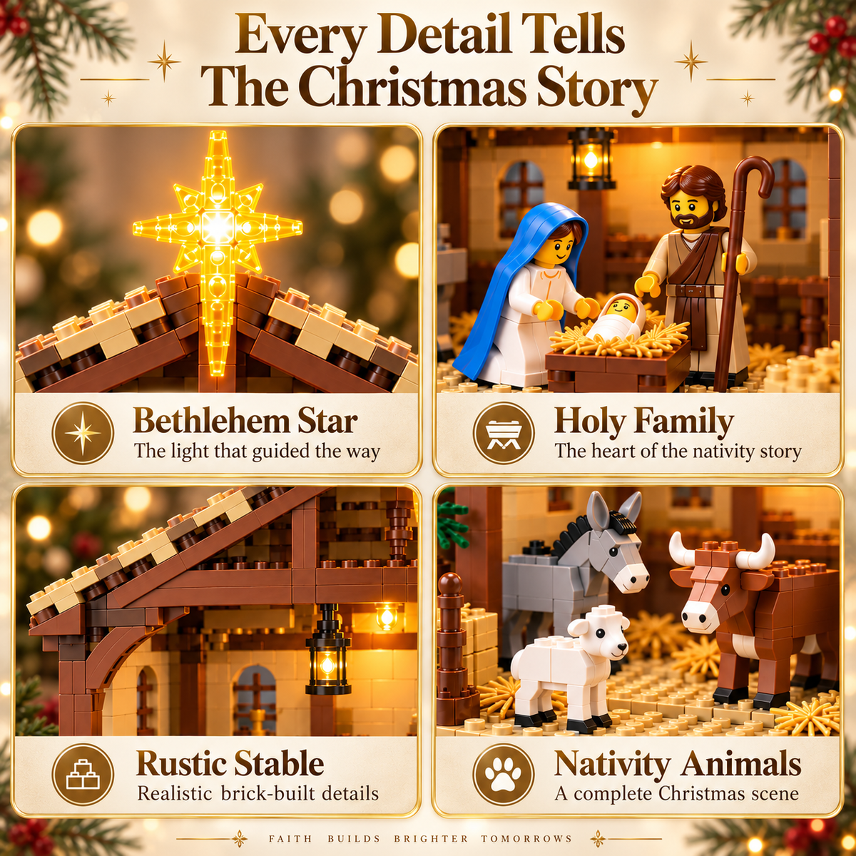 🌟 Bethlehem Story™ | Nativity Building Block Set