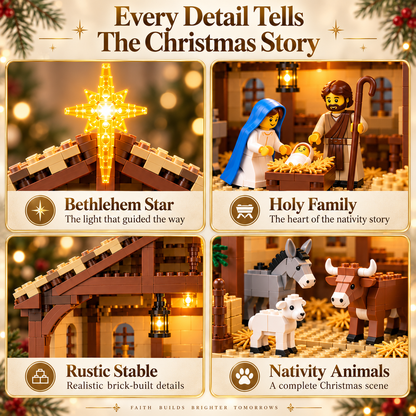 🌟 Bethlehem Story™ | Nativity Building Block Set