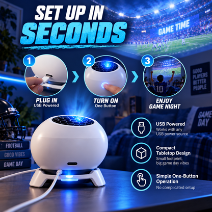 🏈✨ Game Day Football Projection Light – Bring the Stadium Home