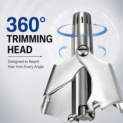 ✂️Precision Nose Hair Grooming Tool – Battery-Free & Easy to Use