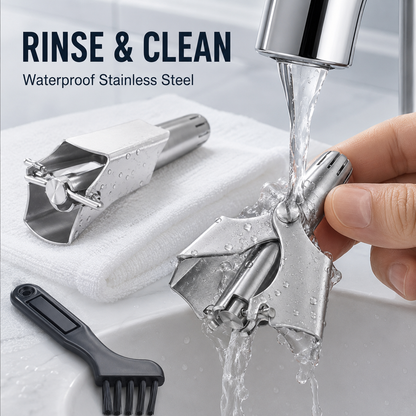✂️Precision Nose Hair Grooming Tool – Battery-Free & Easy to Use
