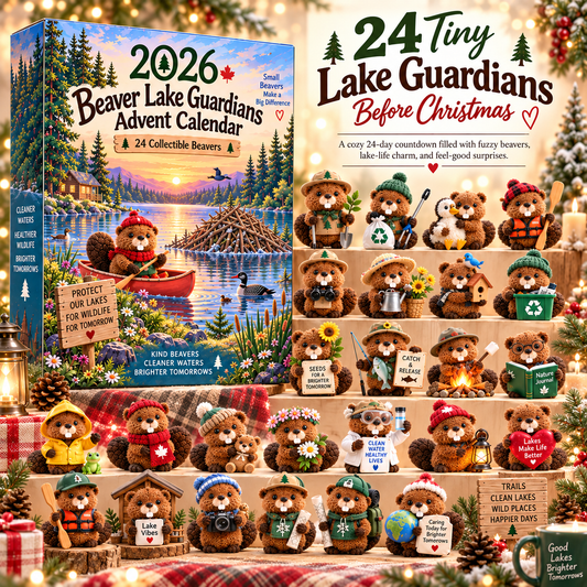 🦫🎄 2026 Beaver Lake Guardians Advent Calendar – 24 Tiny Lake Heroes 🌲
