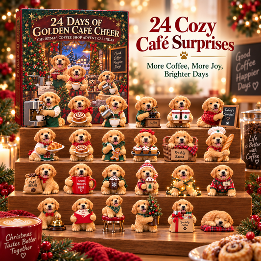 🐾 Golden Café Christmas Advent Calendar | 24 Days of Cozy Coffee Shop Mischief 🎄☕