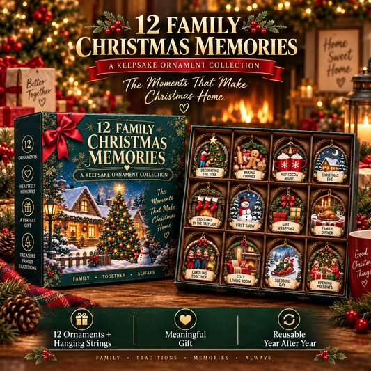 🎄 The Twelve Memories of Christmas | A Family Keepsake Ornament Collection